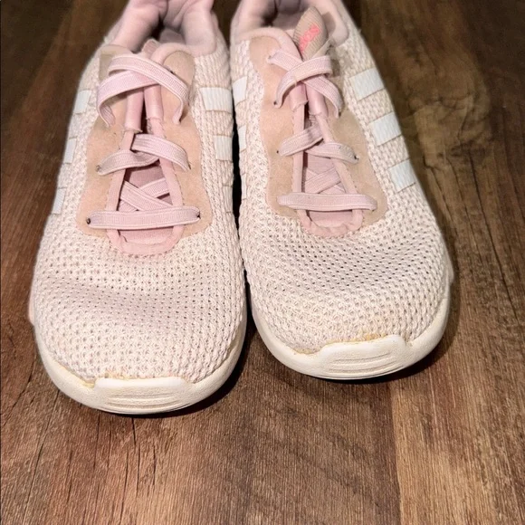 Toddler Girls Adidas Tennis Shoes no tie size 10 - Picture 4 of 7